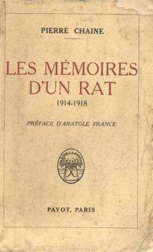 Les Mémoires d'un Rat (Pierre Chaîne 1917 - Edition 1930)
